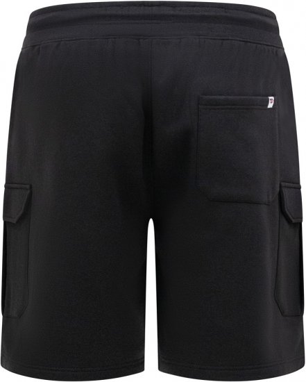 D555 Wigan 2 Elasticated Waist Fleece Cargo Shorts Black - Sporta bikses un šorti - Sporta bikses un Sporta šorti - 2XL-12XL