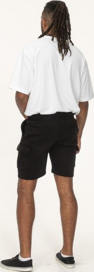 D555 Wigan 2 Elasticated Waist Fleece Cargo Shorts Black - Sporta bikses un šorti - Sporta bikses un Sporta šorti - 2XL-12XL