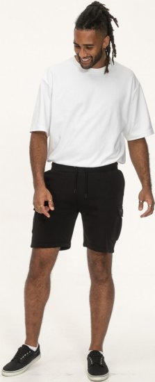 D555 Wigan 2 Elasticated Waist Fleece Cargo Shorts Black - Sporta bikses un šorti - Sporta bikses un Sporta šorti - 2XL-12XL