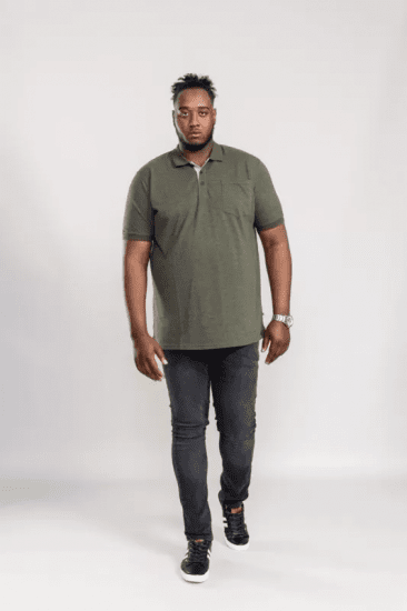 D555 Grant Polo Shirt Khaki - Polo krekli - Polo krekli - 2XL-8XL