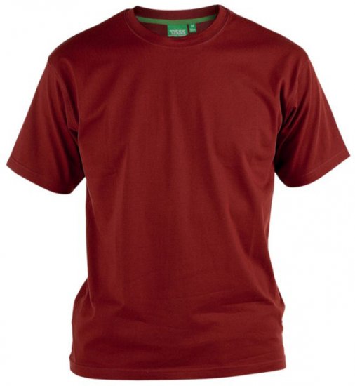 D555 Flyers Crew Neck T-krekls Sarkans - T-krekli - T-krekli - 2XL-14XL