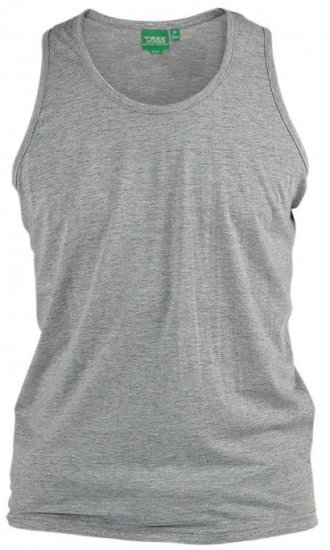 D555 Fabio Tops Bez Piedurknēm Pelēks - T-krekli - T-krekli - 2XL-14XL