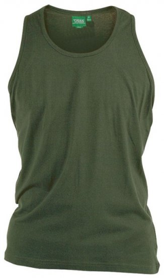 D555 Fabio Tops Bez Piedurknēm Haki - T-krekli - T-krekli - 2XL-14XL