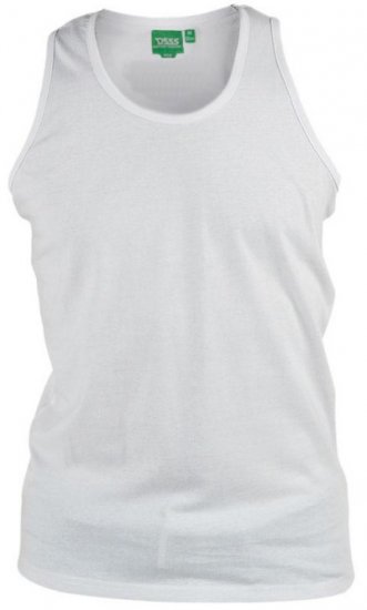 D555 Fabio Tops Bez Piedurknēm Balts - T-krekli - T-krekli - 2XL-14XL