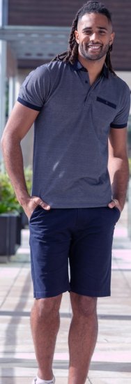D555 Newcastle Polo Shirt Grey - Polo krekli - Polo krekli - 2XL-8XL