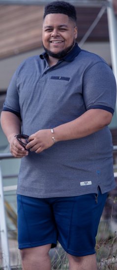D555 Newcastle Polo Shirt Grey - Polo krekli - Polo krekli - 2XL-8XL
