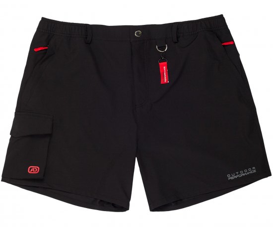 Adamo Tim Outdoor Shorts Black - Sporta apģērbs & outdoor - Liela izmēra sporta apģērbi vīriešiem