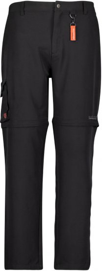 Adamo Tobias Outdoor Zipp-off Pants Black - Liela izmēra apģērbi - Lieli apģērbu izmēri vīriešiem