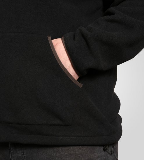 D555 Louth Micro Fleece Jacket with Sherpa Lining Black - Jakas & Lietus apģērbs - Jakas - 2XL-12XL