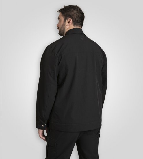 D555 Wimbledon Couture Stretch Jacket with Zipper Black TALL SIZE - Jakas & Lietus apģērbs - Jakas - 2XL-12XL