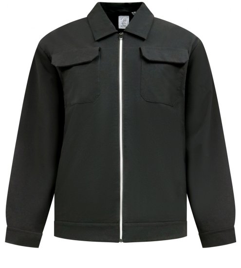 D555 Wimbledon Couture Stretch Jacket with Zipper Black TALL SIZE - Jakas & Lietus apģērbs - Jakas - 2XL-12XL