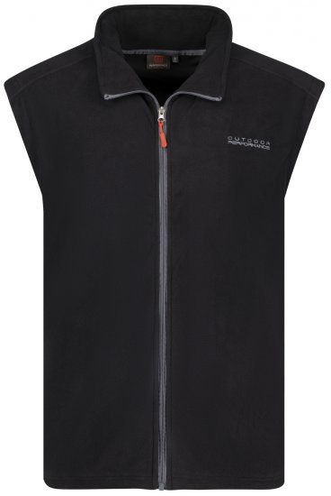 Adamo Montreal Fleece Vest Black - Sporta apģērbs & outdoor - Liela izmēra sporta apģērbi vīriešiem