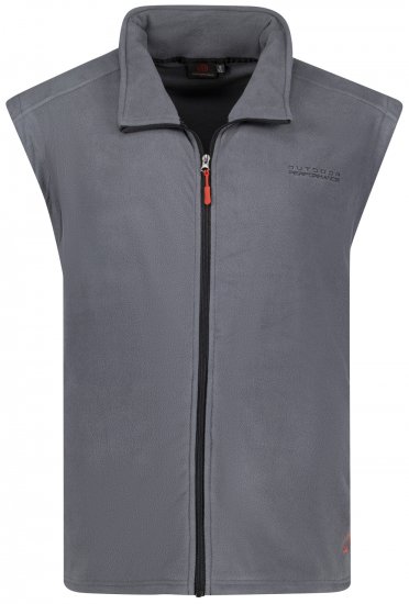 Adamo Montreal Fleece Vest Grey - Liela izmēra apģērbi - Lieli apģērbu izmēri vīriešiem