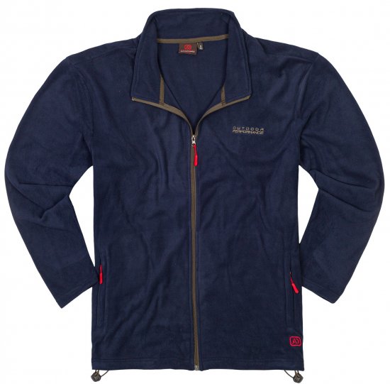 Adamo Toronto Fleece Jacket Navy - Sporta apģērbs & outdoor - Liela izmēra sporta apģērbi vīriešiem