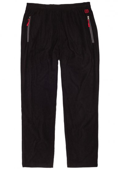 Adamo Ottawa Fleece Pants Black - Sporta apģērbs & outdoor - Liela izmēra sporta apģērbi vīriešiem