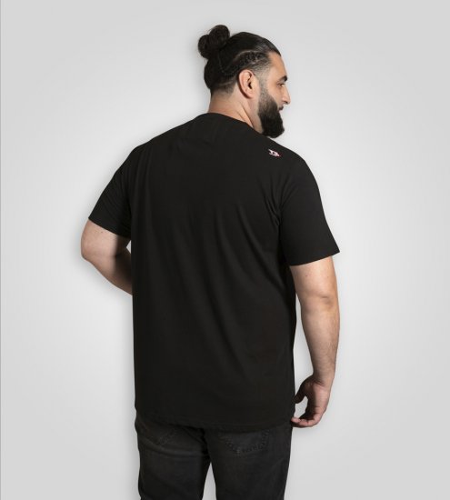 D555 Ginza Tokyo with Dragon Crew Neck T-shirt Black - T-krekli - T-krekli - 2XL-14XL