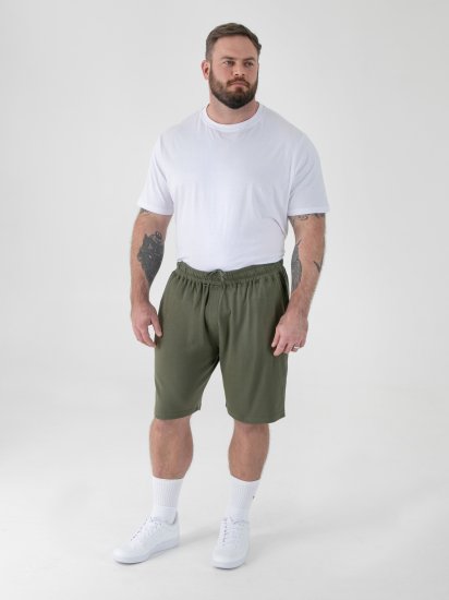 D555 Mitchell 1 Stretch Šorti ar Elastīgu Jostasvietu Khaki - Sporta bikses un šorti - Sporta bikses un Sporta šorti - 2XL-12XL