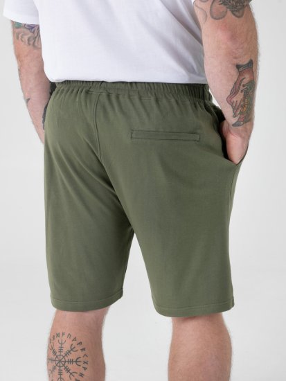 D555 Mitchell 1 Stretch Šorti ar Elastīgu Jostasvietu Khaki - Sporta bikses un šorti - Sporta bikses un Sporta šorti - 2XL-12XL