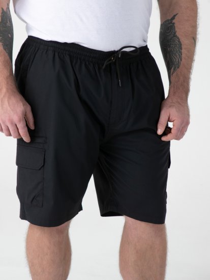 D555 Thomas Stretch Šorti ar Elastīgu Jostasvietu Melns - Šorti - Šorti - W40-W60