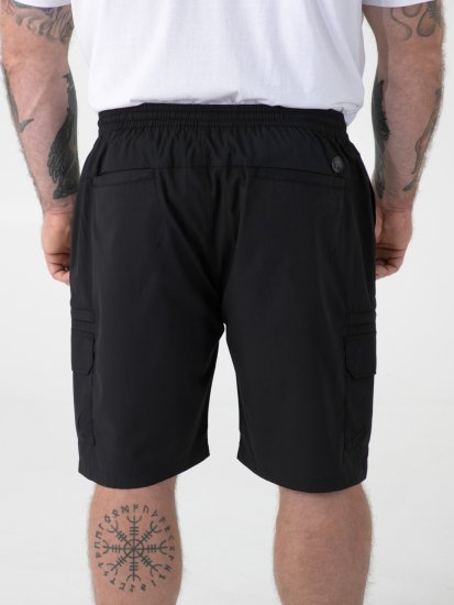 D555 Thomas Stretch Šorti ar Elastīgu Jostasvietu Melns - Šorti - Šorti - W40-W60