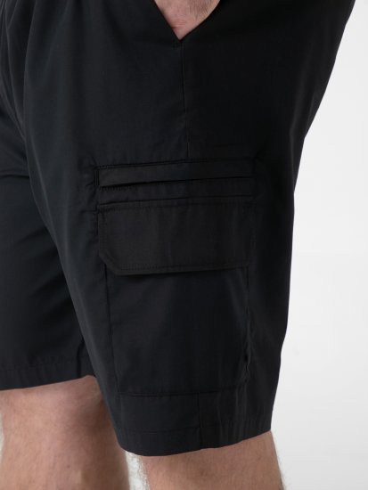 D555 Thomas Stretch Šorti ar Elastīgu Jostasvietu Melns - Šorti - Šorti - W40-W60
