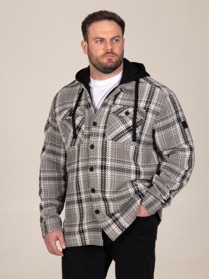 D555 Hayes Krekla jaka Pelēka - Krekli - Krekli - 2XL-8XL