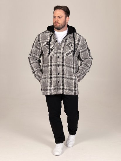 D555 Hayes Krekla jaka Pelēka - Krekli - Krekli - 2XL-8XL