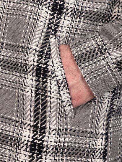 D555 Hayes Krekla jaka Pelēka - Krekli - Krekli - 2XL-8XL