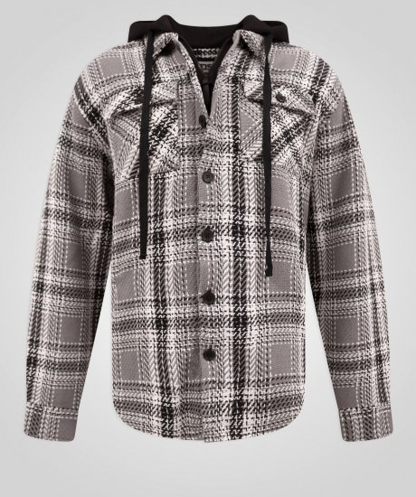 D555 Hayes Krekla jaka Pelēka - Krekli - Krekli - 2XL-8XL