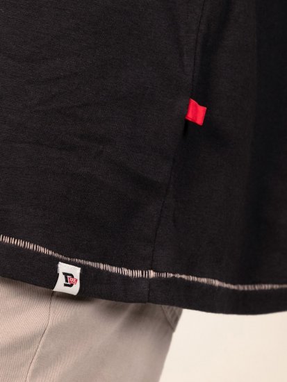 D555 Perkins T-krekls ar apdruku Melna - T-krekli - T-krekli - 2XL-14XL