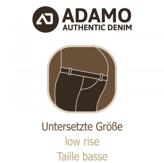 Adamo 5-Pocket Low Rise Jeans Medium Blue - Džinsi un bikses - Džinsi un Bikses - W40-W70