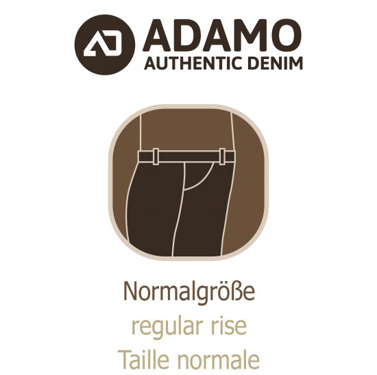 Adamo 5-Pocket Regular Rise Jeans Black - Džinsi un bikses - Džinsi un Bikses - W40-W70