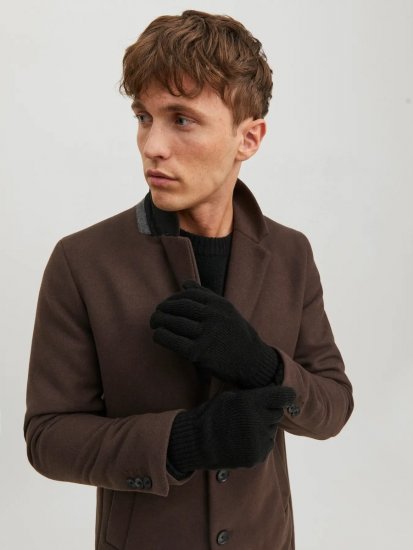 Jack & Jones Barry Adīti cimdi Melns - Cimdi - 