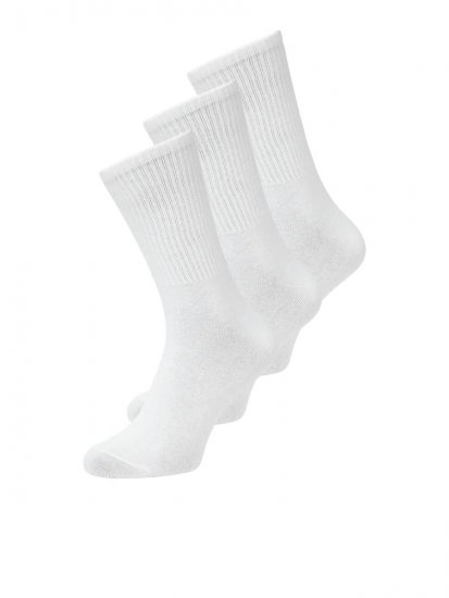 Jack & Jones Charles Tenisa zeķes Balts 3-pack - Apakšveļa un peldšorti - Apakšveļa - 2XL-8XL