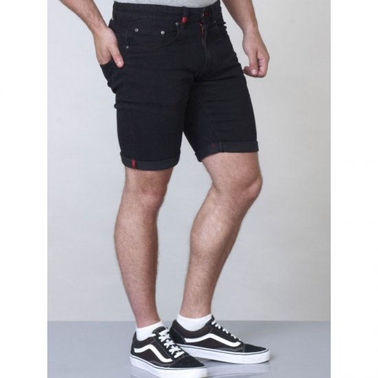 D555 Jude Stretch Denim Shorts Black - Šorti - Šorti - W40-W60