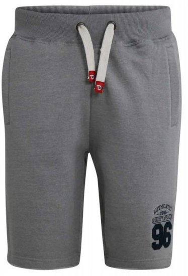 D555 Lindon Jersey Shorts Grey - Sporta bikses un šorti - Sporta bikses un Sporta šorti - 2XL-12XL