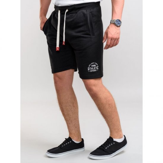 D555 Harvey Fleece Shorts Black - Sporta bikses un šorti - Sporta bikses un Sporta šorti - 2XL-12XL