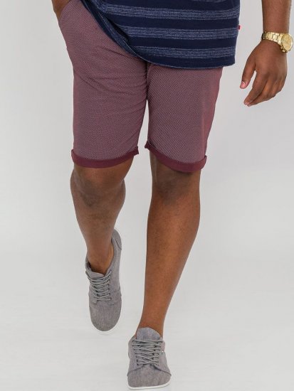 D555 Bandit Ao Micro Print Stretch Chino Shorts - Šorti - Šorti - W40-W60