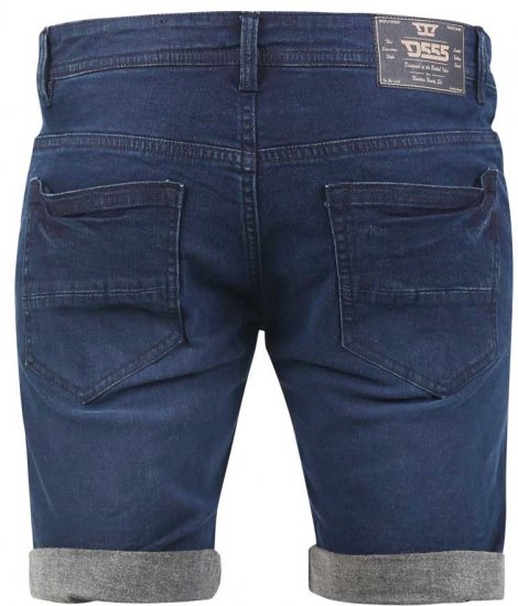 D555 BRENTWOOD Dark Blue Denim Shorts - Šorti - Šorti - W40-W60