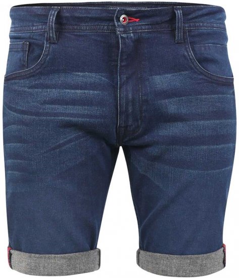 D555 BRENTWOOD Dark Blue Denim Shorts - Šorti - Šorti - W40-W60