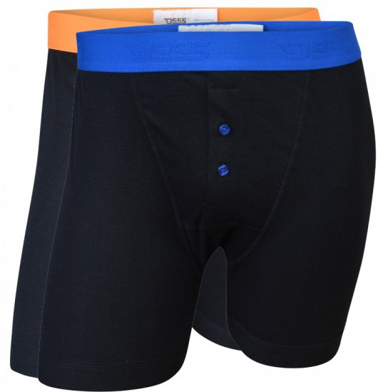 D555 Ranger Bokseršorti Melni 2-gab. - Apakšveļa un peldšorti - Apakšveļa - 2XL-8XL