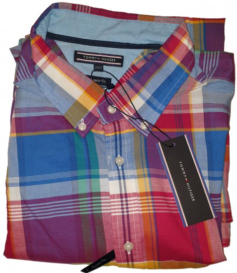 Tommy Hilfiger Renzo Check Shirt - Motley trakais aprīļa izpārdošana - 
