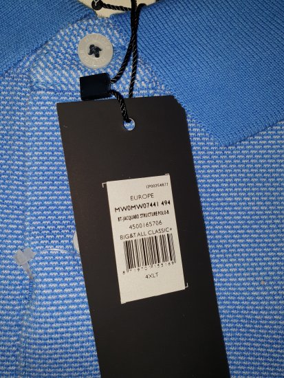 Tommy Hilfiger Jacquard Structure Polo Blue - Motley trakais aprīļa izpārdošana - 