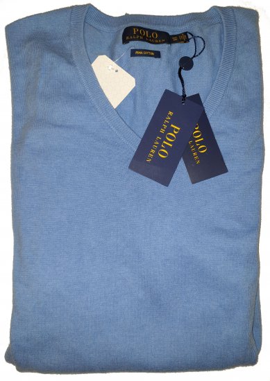 Polo Ralph Lauren 4002 Sweater Blue - Motley trakais aprīļa izpārdošana - 