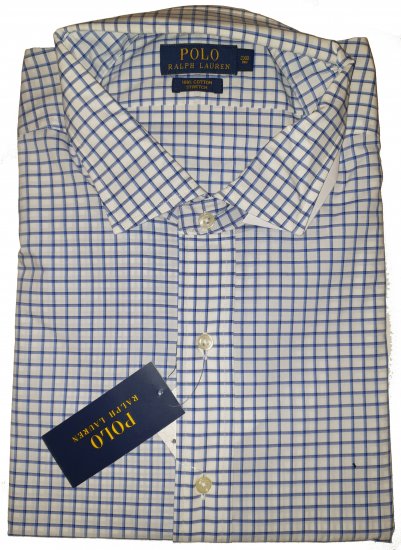 Polo Ralph Lauren TC7C White/Blue Multicolored Shirt - Motley trakais aprīļa izpārdošana - 