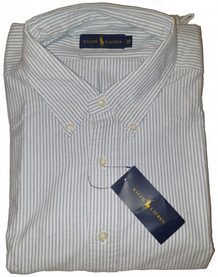 Polo Ralph Lauren TC6U Shirt Blue/White Stripe - Motley trakais aprīļa izpārdošana - 