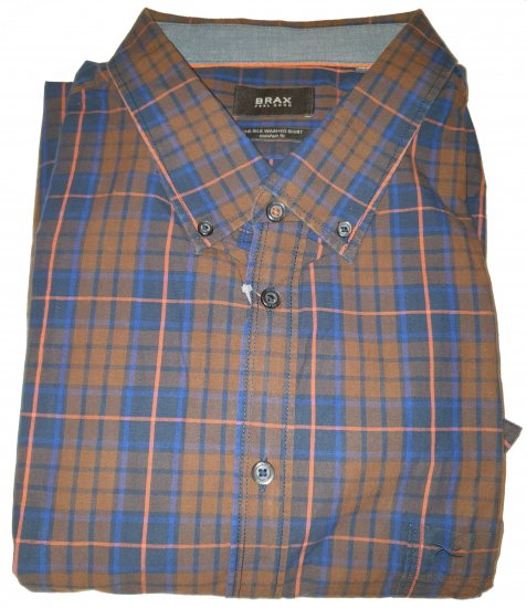 Brax 881016 Shirt Brown - Motley trakais aprīļa izpārdošana - 