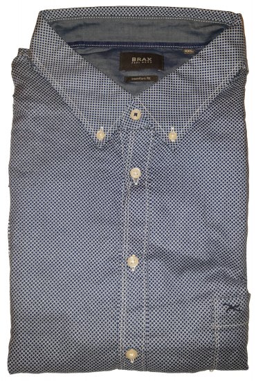 Brax 560-7 Blue Dot Shirt - Motley trakais aprīļa izpārdošana - 