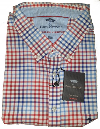 Fynch-Hatton 6022 Shirt Red - Motley trakais aprīļa izpārdošana - 