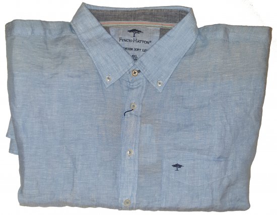 Fynch-Hatton 6152 Shirt Blue - Motley trakais aprīļa izpārdošana - 